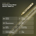 ROTULADOR PLUS METAL MARKER 2MM ORO - resumen de atributos