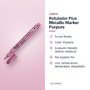 ROTULADOR PLUS METALLIC MARKER PURPURA - características principales