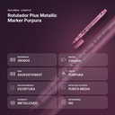 ROTULADOR PLUS METALLIC MARKER PURPURA - resumen de atributos