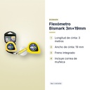 FLEXÓMETRO BISMARK 3M×19MM - características principales