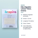 HILO ALGODÓN 1,5MM*10MT. CREMA - características principales