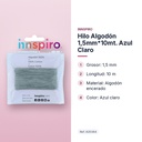 HILO ALGODÓN 1,5MM*10MT. AZUL CLARO - características principales