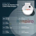 CORDÓN DE ALAMBRE FINO 1,5MM PLATA INNSPIRO - resumen de atributos