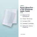 FORRO LIBROS PVC Nº30 120MICRAS (PQTE. 5UDS) - características principales