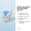 GASAS PARA MOPA DAHI ALGODÓN 120x100 - características principales