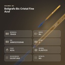 BOLÍGRAFO BIC CRISTAL FINE AZUL - resumen de atributos