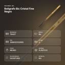 BOLÍGRAFO BIC CRISTAL FINE NEGRO - resumen de atributos