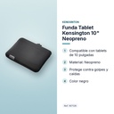 FUNDA TABLET KENSINGTON 10" NEOPRENO - características principales
