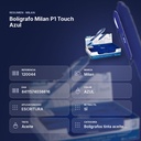 BOLÍGRAFO MILAN P1 TOUCH AZUL - resumen de atributos
