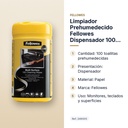 LIMPIADOR PREHUMEDECIDO FELLOWES DISPENSADOR 100 TOALLITAS - características principales