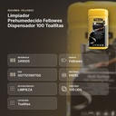 LIMPIADOR PREHUMEDECIDO FELLOWES DISPENSADOR 100 TOALLITAS - resumen de atributos