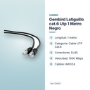 GEMBIRD LATIGUILLO CAT.6 UTP 1 METRO NEGRO - características principales