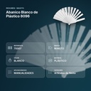 ABANICO BLANCO DE PLÁSTICO 8096 - resumen de atributos