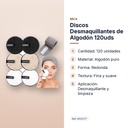 DISCOS DESMAQUILLANTES DE ALGODÓN 120UDS - características principales
