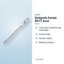 BOLÍGRAFO PENTEL BK77 AZUL - características principales