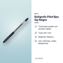 BOLÍGRAFO PILOT BPS GP NEGRO - características principales