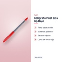 BOLÍGRAFO PILOT BPS GP ROJO - características principales