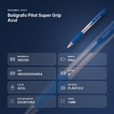 BOLÍGRAFO PILOT SUPER GRIP AZUL - resumen de atributos