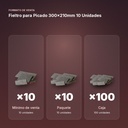 FIELTRO PARA PICADO 300X210MM 10 UNIDADES - formato de venta: paquete de 10, caja de 100