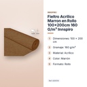 FIELTRO ACRÍLICO MARRON EN ROLLO 100×200CM 160 G/M² INNSPIRO - características principales