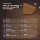 FIELTRO ACRÍLICO MARRON EN ROLLO 100×200CM 160 G/M² INNSPIRO - resumen de atributos