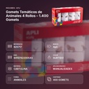 GOMETS TEMÁTICOS DE ANIMALES 4 ROLLOS – 1.400 GOMETS - resumen de atributos