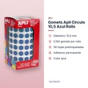 GOMETS APLI CIRCULO 10,5 AZUL ROLLO - características principales