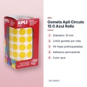 GOMETS APLI CIRCULO 15 0 AZUL ROLLO - características principales