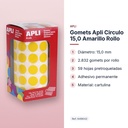 GOMETS APLI CIRCULO 15,0 AMARILLO ROLLO - características principales
