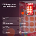 GOMETS APLI CIRCULO 15MM NARANJA ROLLO - resumen de atributos