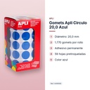 GOMETS APLI CIRCULO 20,0 AZUL - características principales