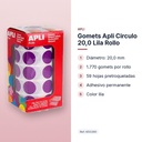 GOMETS APLI CIRCULO 20,0 LILA ROLLO - características principales