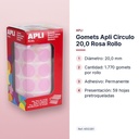 GOMETS APLI CIRCULO 20,0 ROSA ROLLO - características principales
