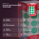 GOMETS APLI CIRCULO 20,0 VERDE ROLLO - resumen de atributos