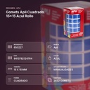 GOMETS APLI CUADRADO 15X15 AZUL ROLLO - resumen de atributos