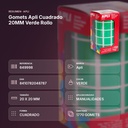 GOMETS APLI CUADRADO 20MM VERDE ROLLO - resumen de atributos