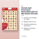 GOMETS APLI EMOCIONES REMOVIBLES Ø20-23 MM (BOLSA 144 UDS) - características principales