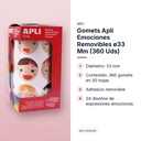 GOMETS APLI EMOCIONES REMOVIBLES Ø33 MM (360 UDS) - características principales