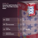 GOMETS APLI ESTRELLAS 12,5 Y 19,5 MM AZULES ROLLO - resumen de atributos