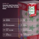 GOMETS APLI ESTRELLAS 12,5 Y 19,5 MM VERDES ROLLO - resumen de atributos