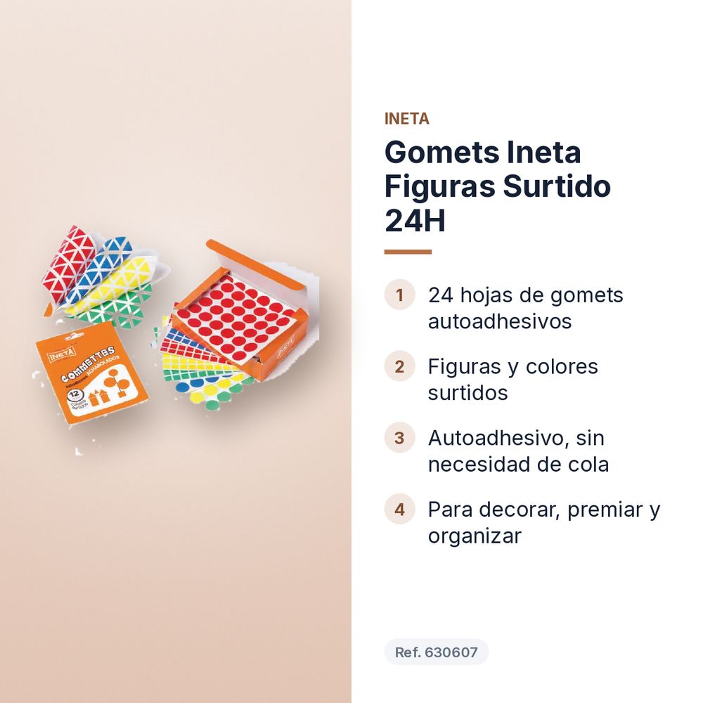 GOMETS INETA FIGURAS SURTIDO 24H - características principales