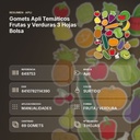 GOMETS APLI TEMÁTICOS FRUTAS Y VERDURAS 3 HOJAS BOLSA - resumen de atributos