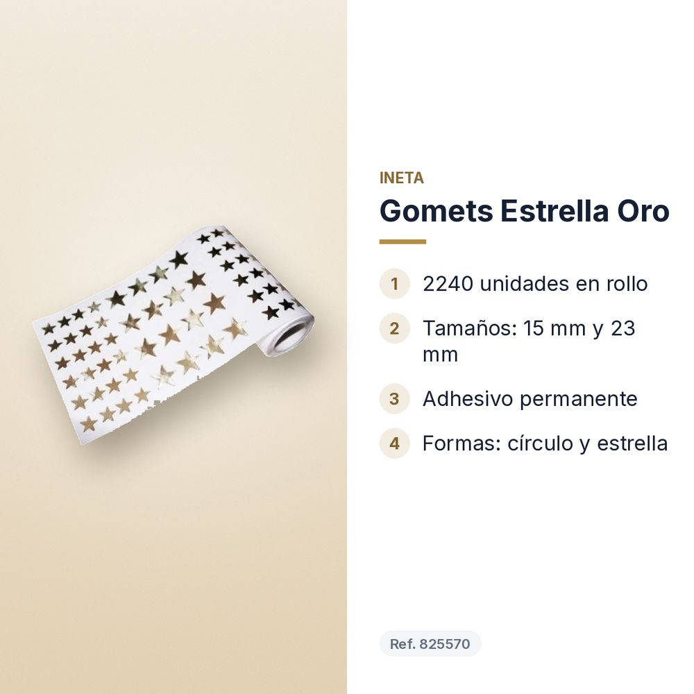 GOMETS ESTRELLA ORO - características principales