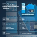 GOMETS INETA CÍRCULO GRANDE AZUL FLUOR ROLLO 1680 UDS - resumen de atributos