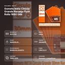 GOMETS INETA CÍRCULO GRANDE NARANJA FLUOR ROLLO 1680 UDS - resumen de atributos