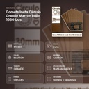 GOMETS INETA CÍRCULO GRANDE MARRON ROLLO 1680 UDS - resumen de atributos