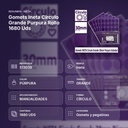 GOMETS INETA CÍRCULO GRANDE PURPURA ROLLO 1680 UDS - resumen de atributos