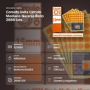 GOMETS INETA CÍRCULO MEDIANO NARANJA ROLLO 2688 UDS - resumen de atributos