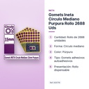 GOMETS INETA CÍRCULO MEDIANO PURPURA ROLLO 2688 UDS - características principales