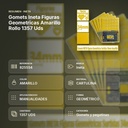 GOMETS INETA FIGURAS GEOMETRICAS AMARILLO ROLLO 1357 UDS - resumen de atributos